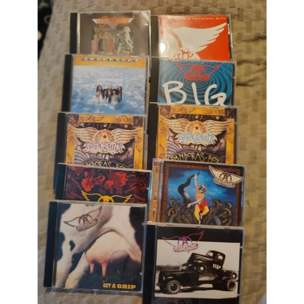 10 Aerosmith cds